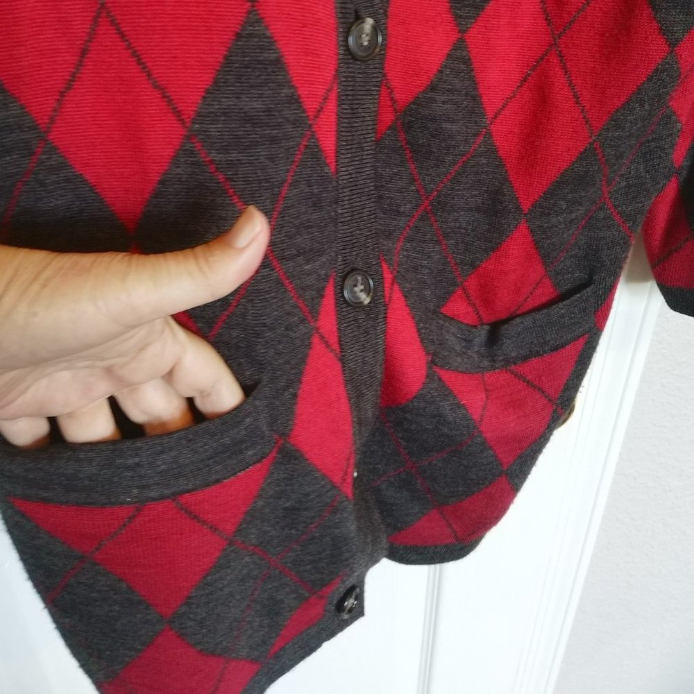 90s | VINTAGE!  WOOL Blend!   Long CARDI and SKIRT SET  L OUTSTANDING CONDITION! - Picture 3 of 10